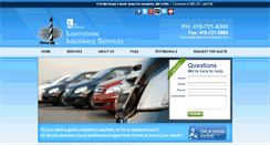 Desktop Screenshot of lighthouse-insurance.com