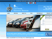 Tablet Screenshot of lighthouse-insurance.com